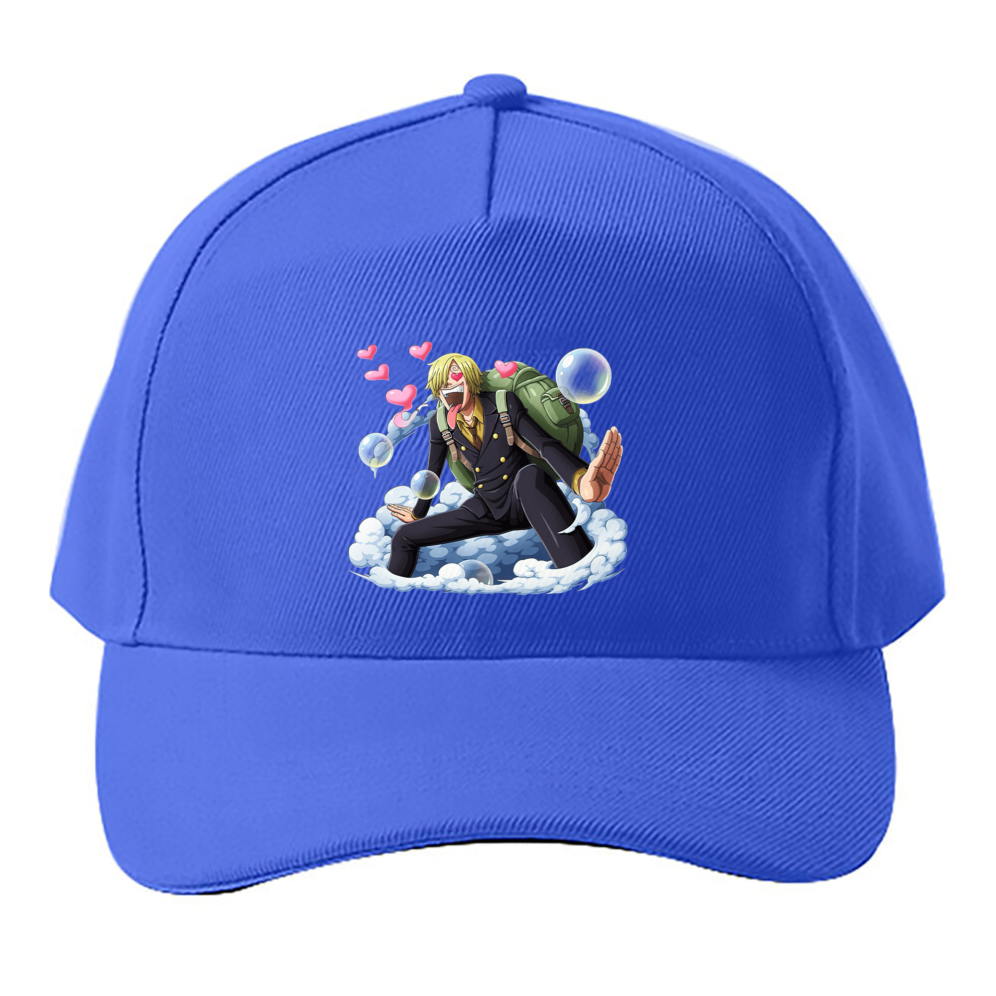 （画像用） ワンピース サンジ ONE PIECE Sanji ベースボールキャップ 綿100％ 男女兼用 帽子 スポーツ
